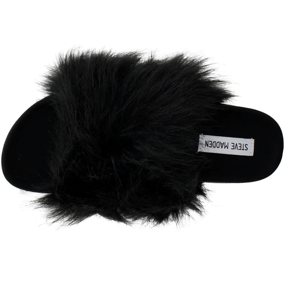 Amari Faux Fur Slide Sandals