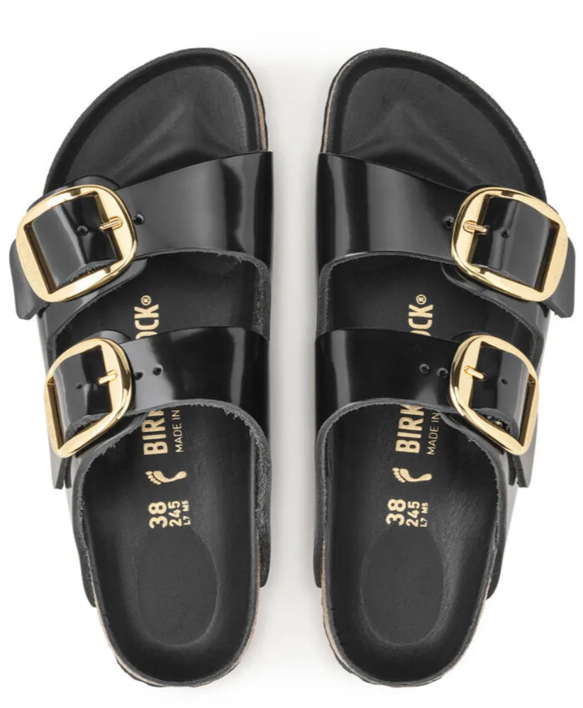 Birkenstock Arizona Big Buckle Shine Black 1021476