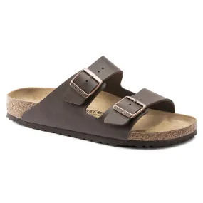 BIRKENSTOCK ARIZONA BIRKO-FLOR DARK BROWN WOMEN'S