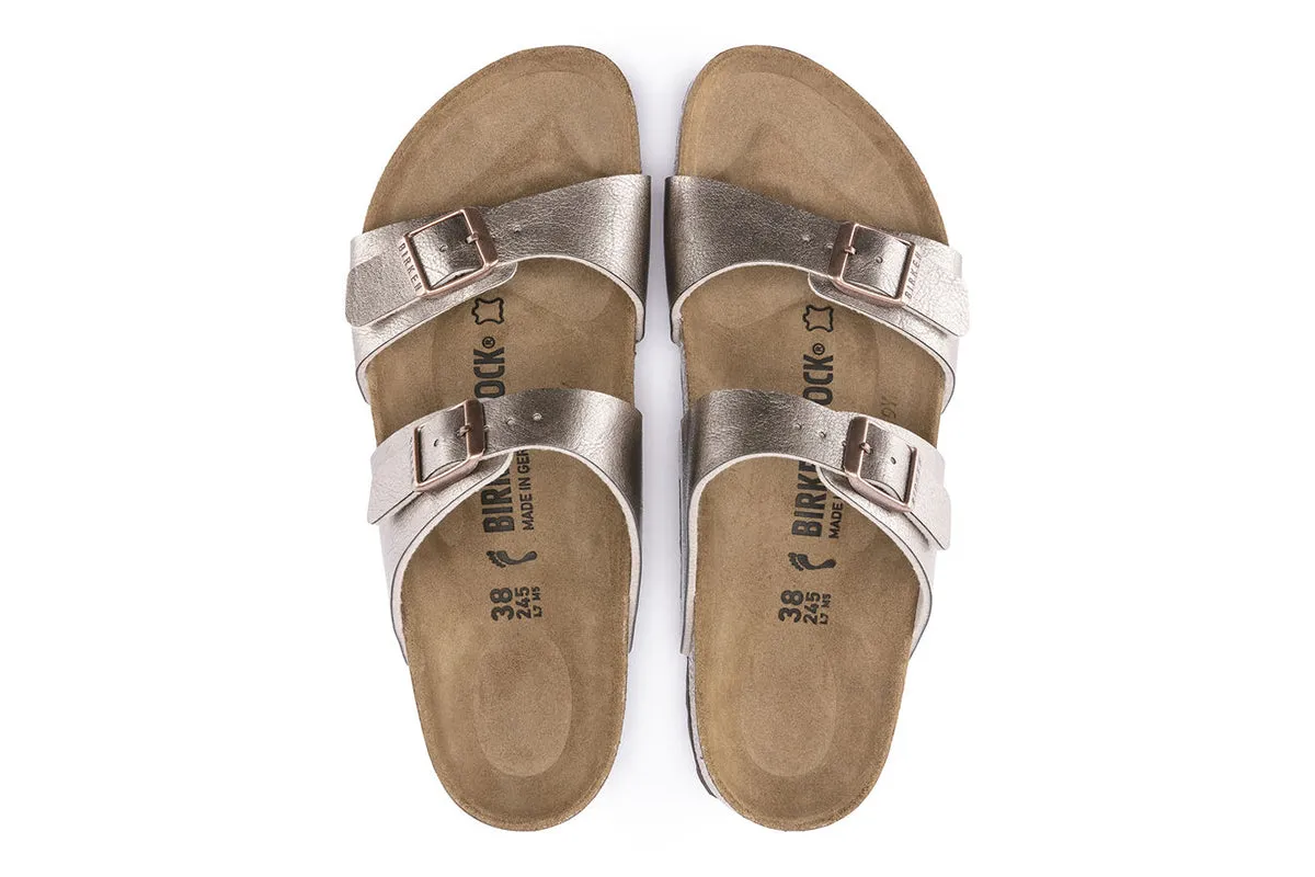 Birkenstock Sydney R Graceful Taupe Birko-Flor Womens