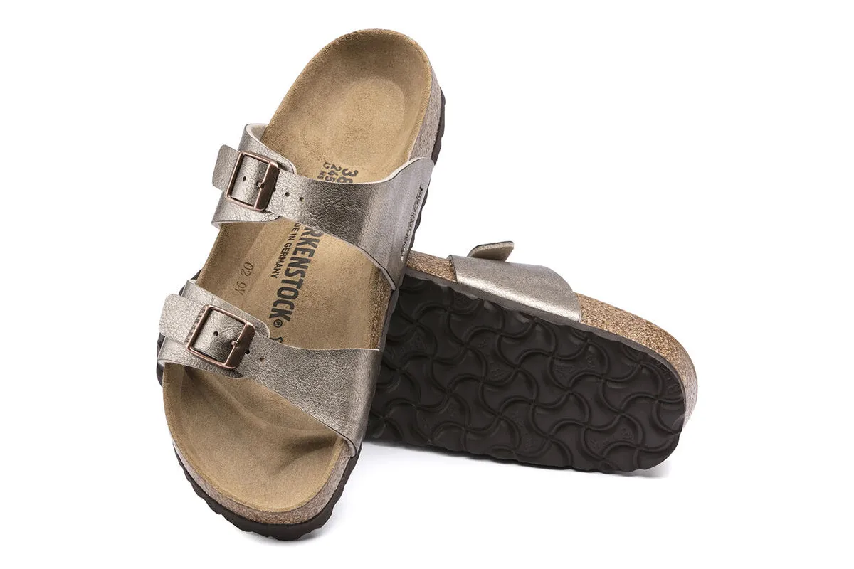 Birkenstock Sydney R Graceful Taupe Birko-Flor Womens