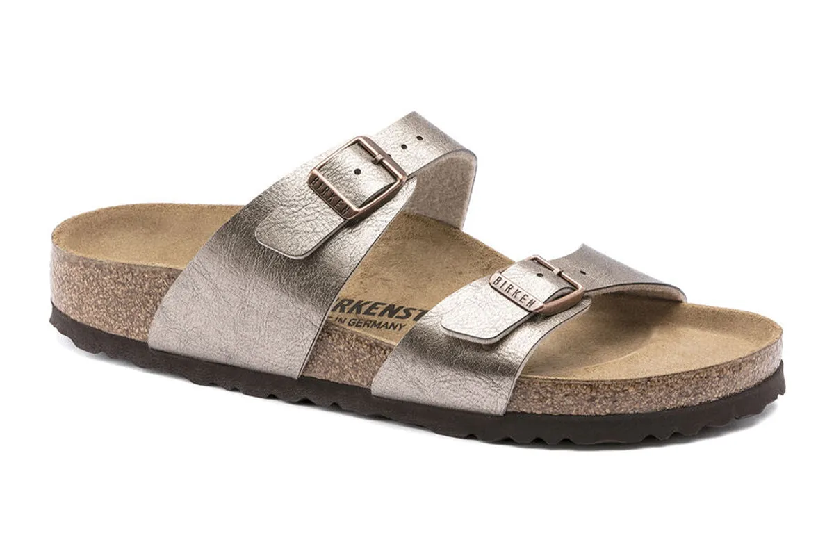 Birkenstock Sydney R Graceful Taupe Birko-Flor Womens