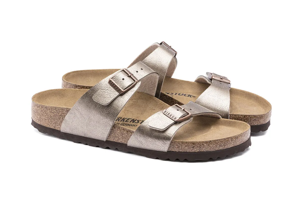 Birkenstock Sydney R Graceful Taupe Birko-Flor Womens