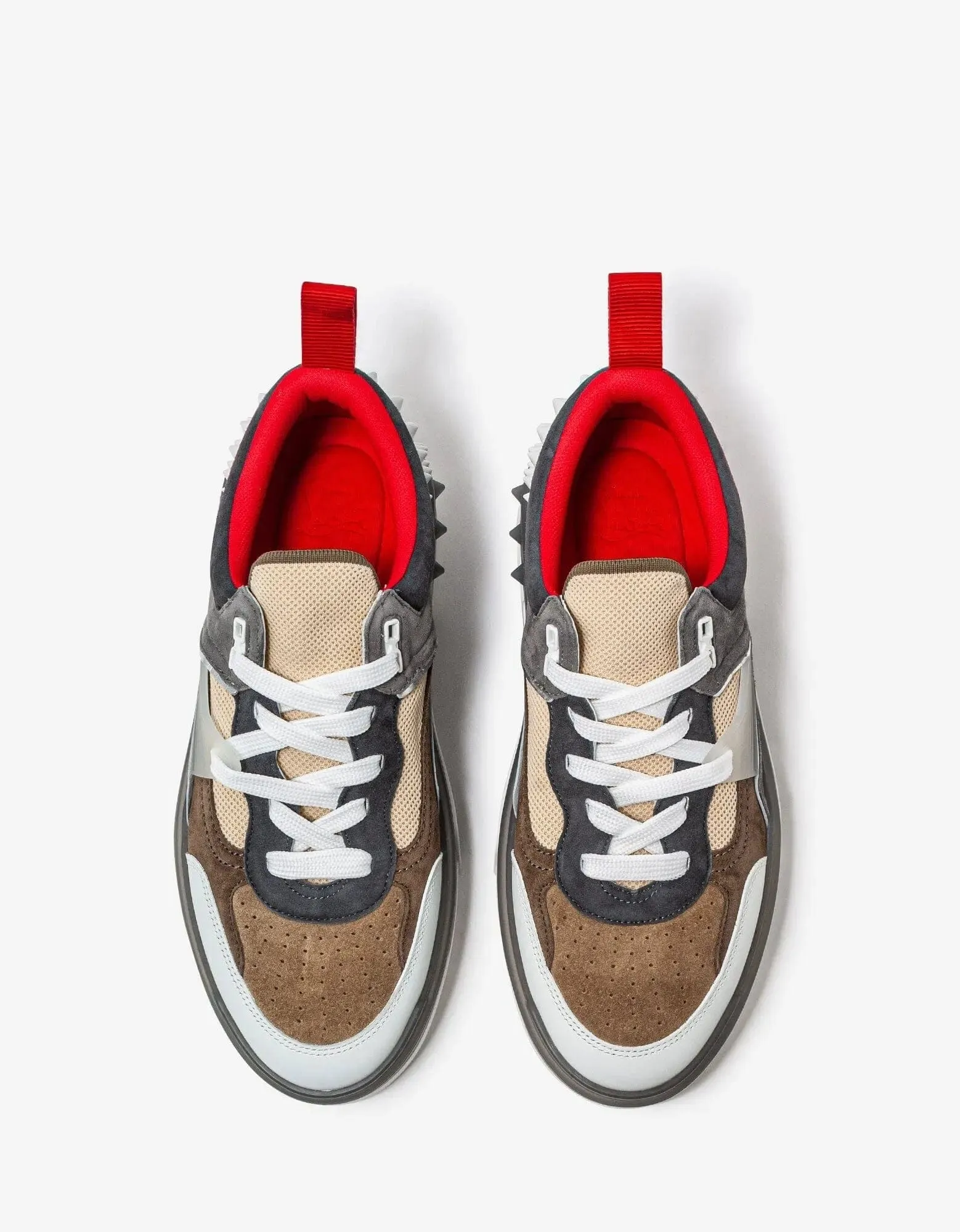 Christian Louboutin Astroloubi Grey & Brown Trainers -