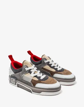 Christian Louboutin Astroloubi Grey & Brown Trainers -