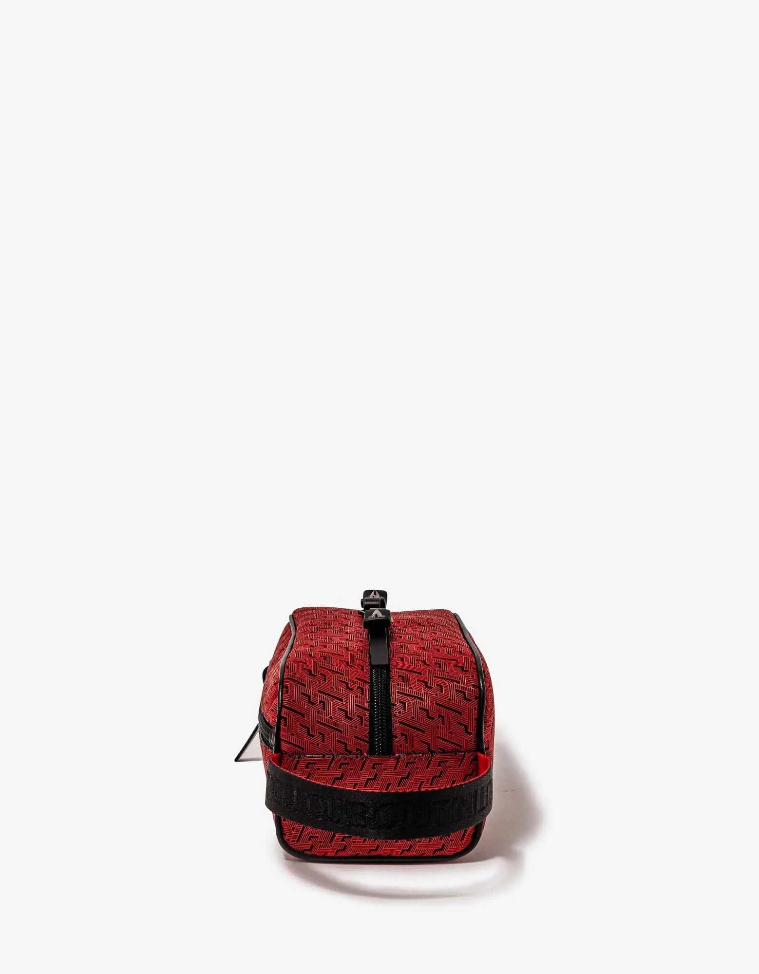 Christian Louboutin Blaster Red CL Logo Jacquard Travel Case