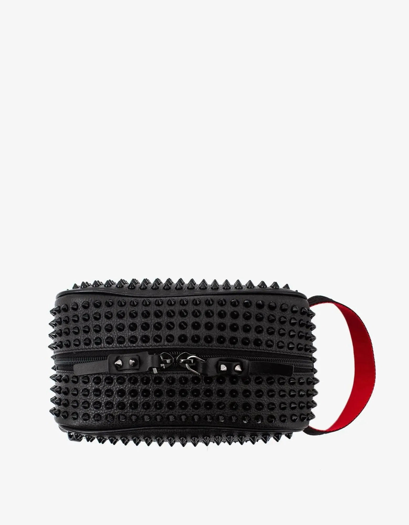 Christian Louboutin Blaster Spikes Black Leather Travel Case