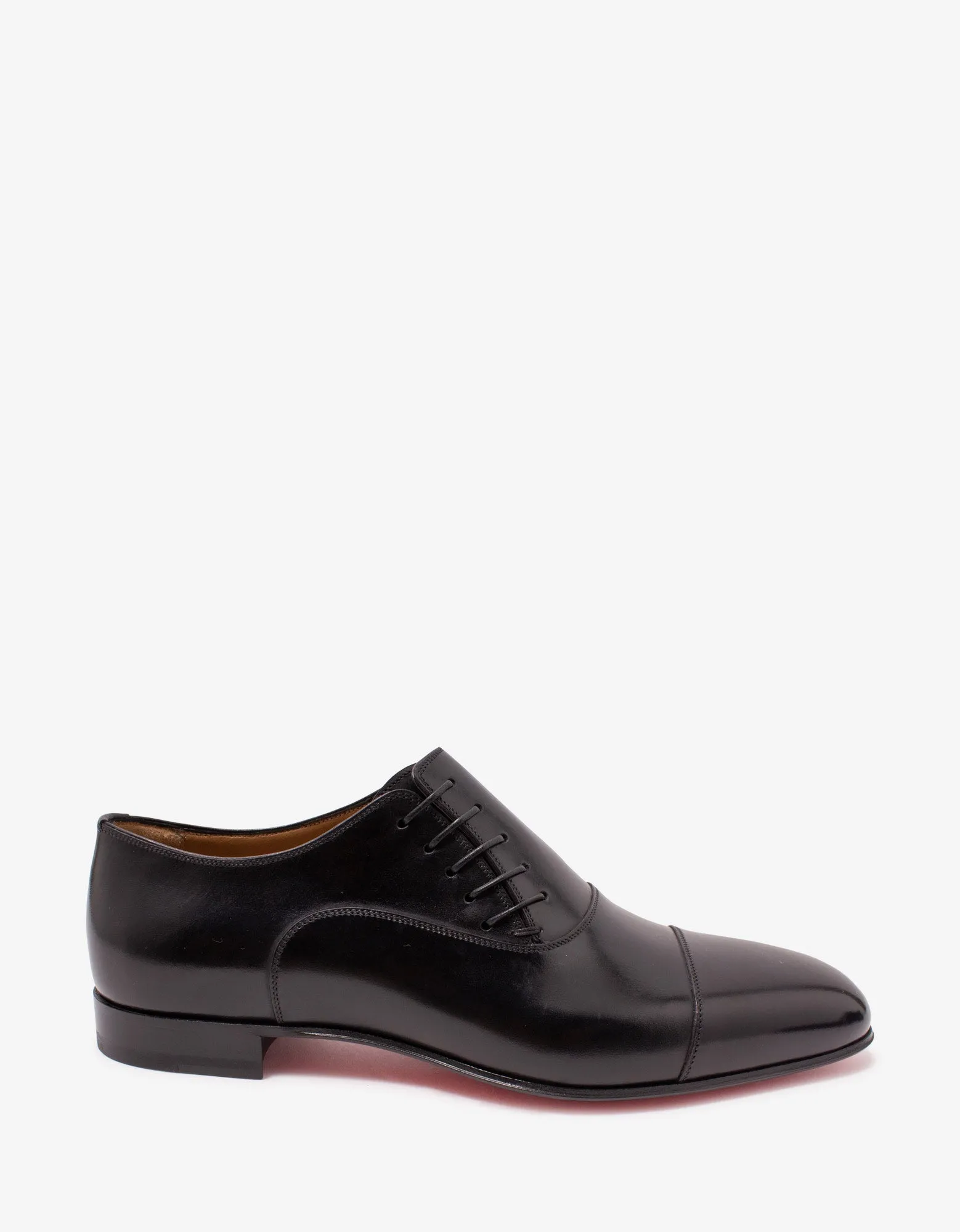 Christian Louboutin Dr Jack Black Leather Oxford Shoes