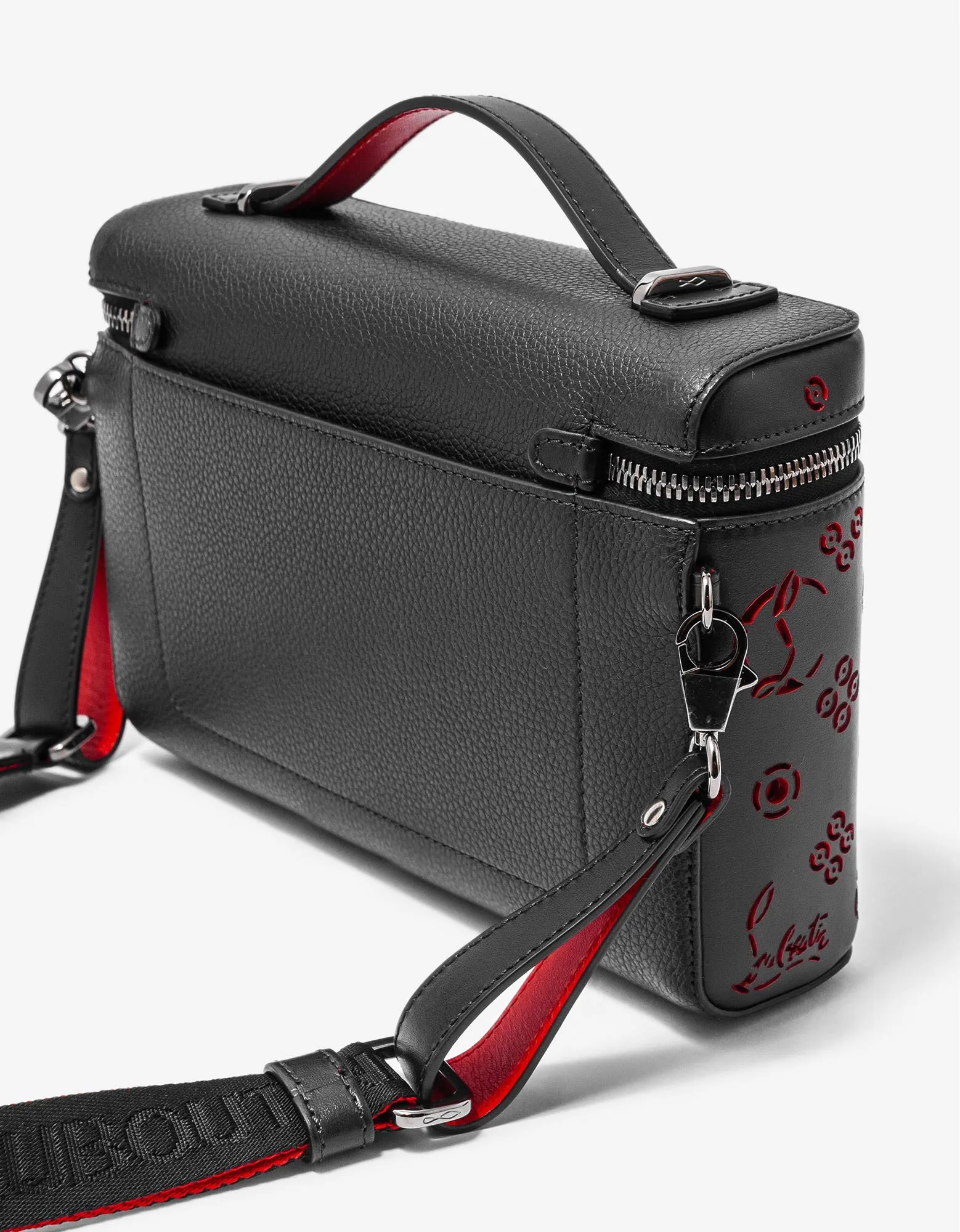 Christian Louboutin Kypipouch Loubinthesky Perforated Black Bag