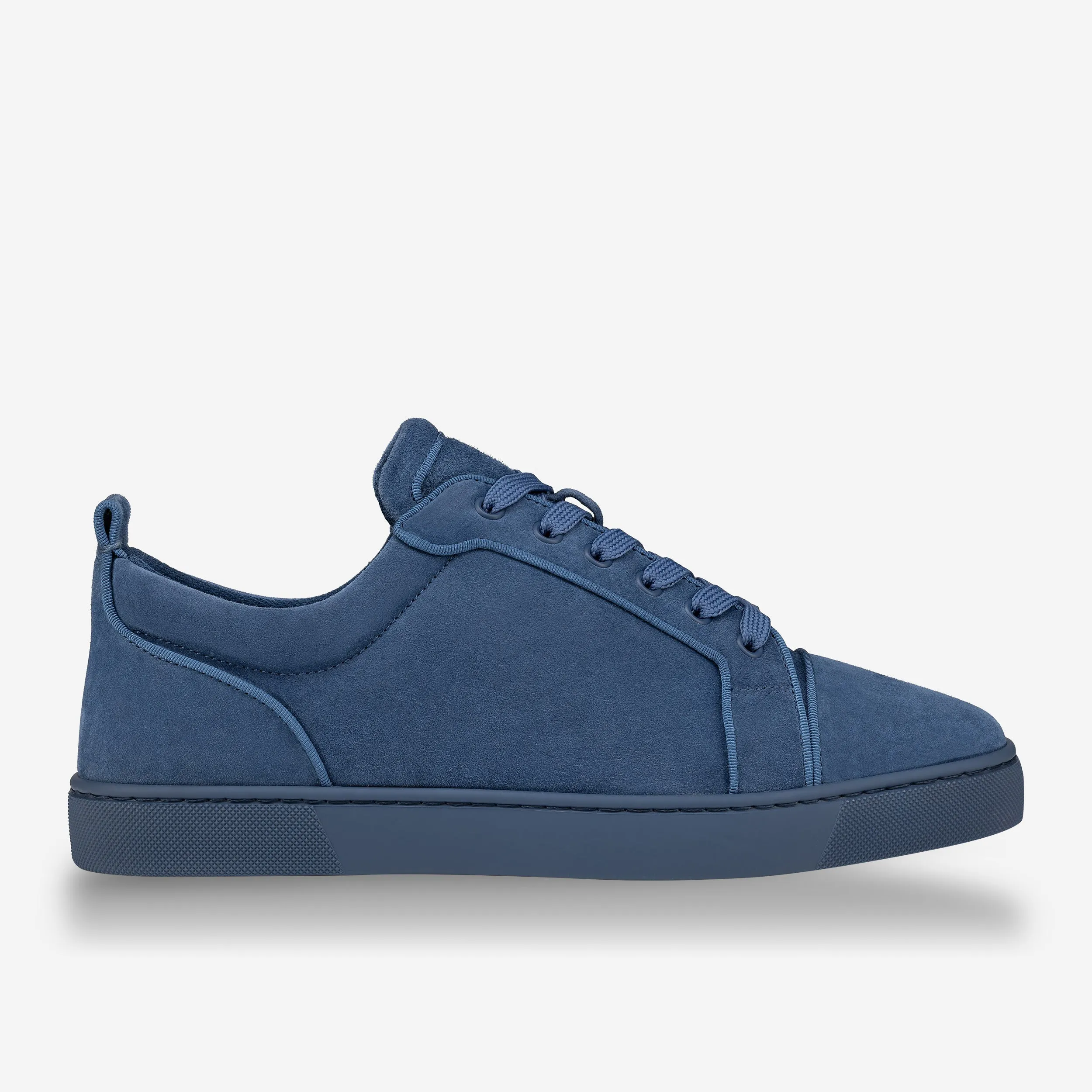 Christian Louboutin Louis Junior Orlato Velours Denim Sneakers