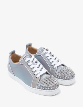 Christian Louboutin Louis Junior Spikes Orlato Nirvana Iridescent Trainers