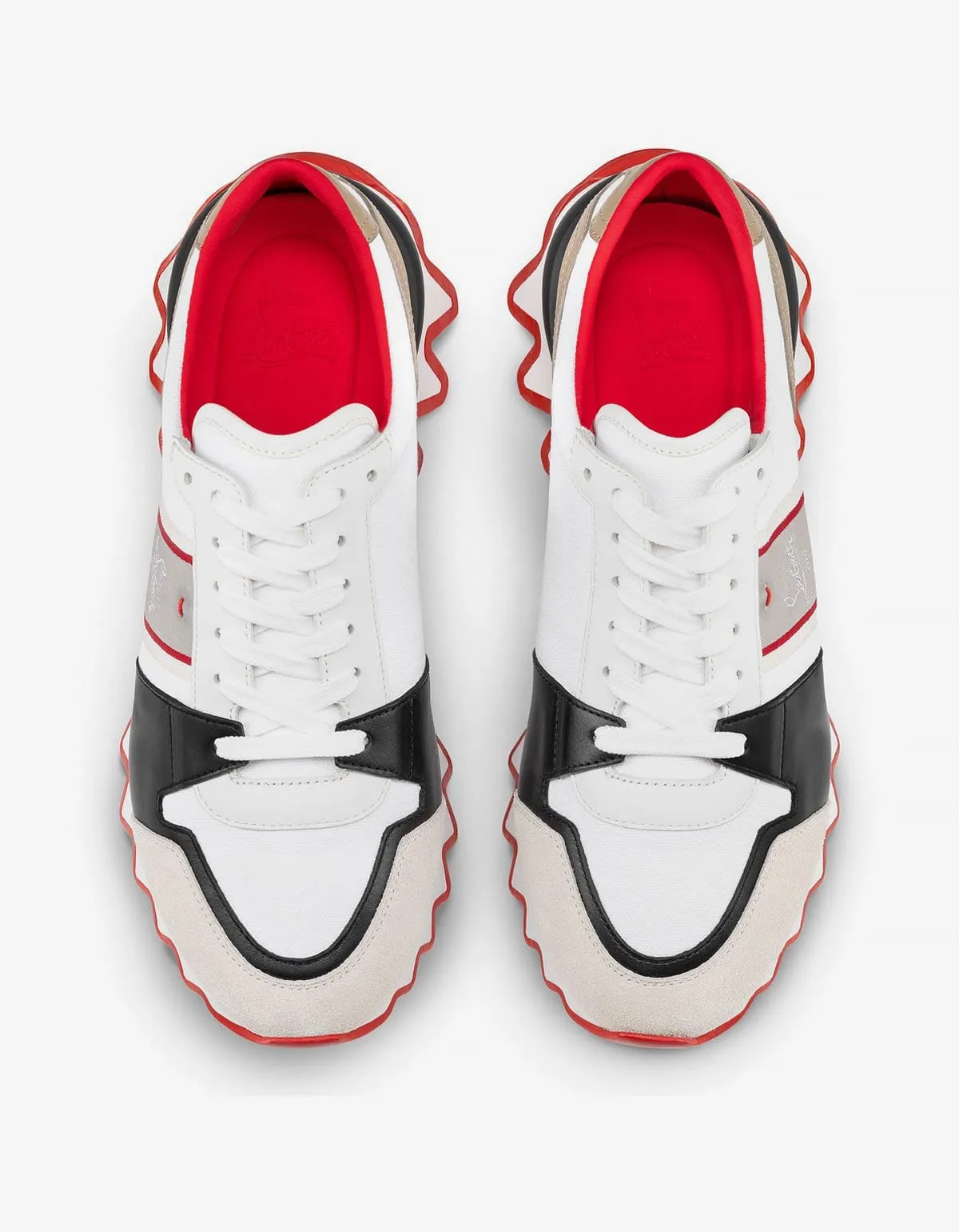 Christian Louboutin Nastroshark White Trainers