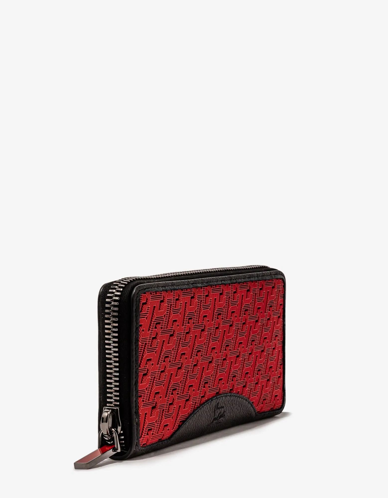 Christian Louboutin Panettone CL Logo Black Wallet -