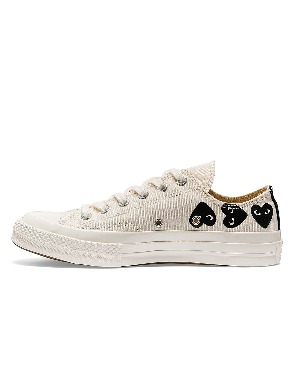 Converse Multi Black Heart Low Top