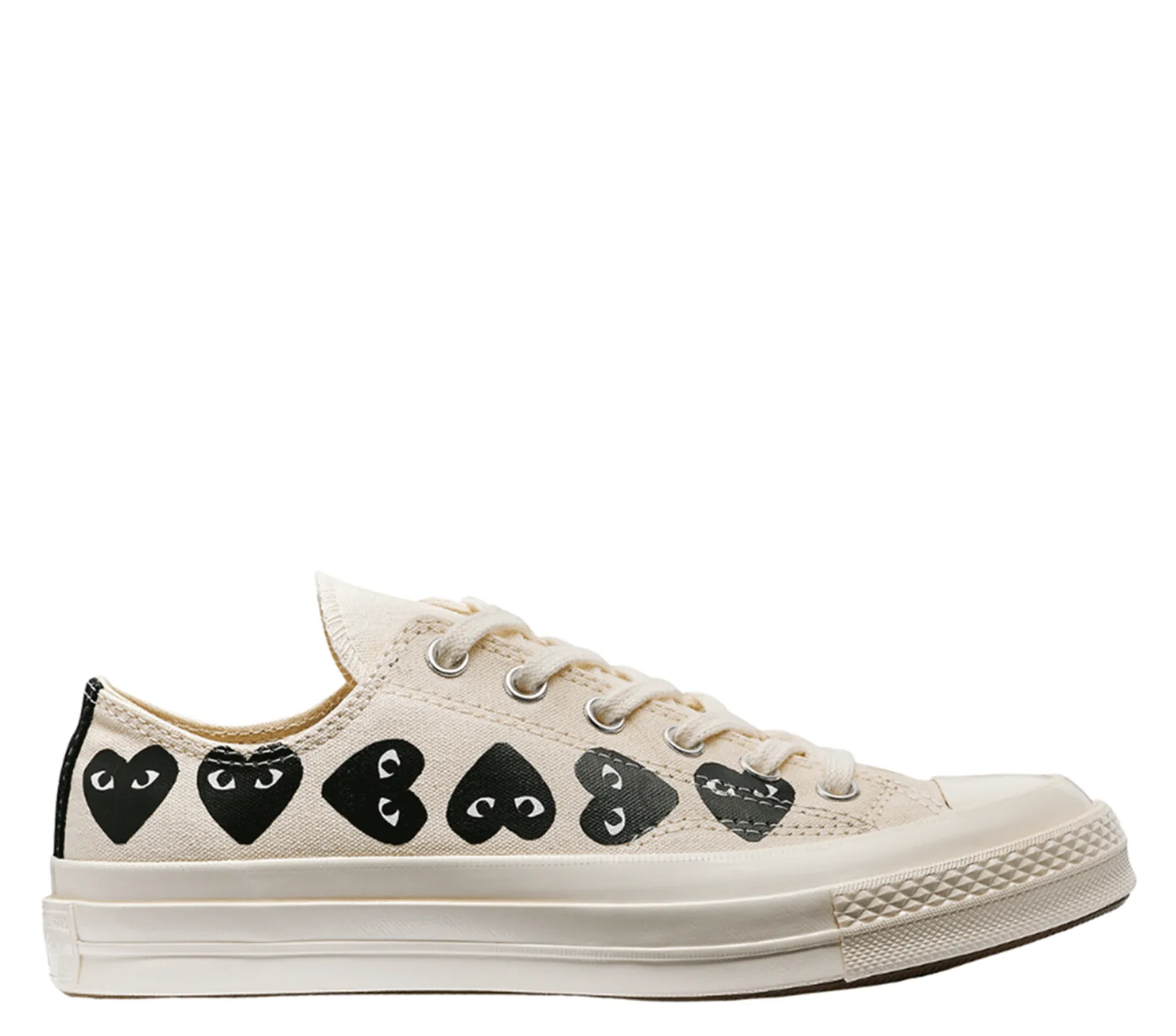 Converse Multi Black Heart Low Top