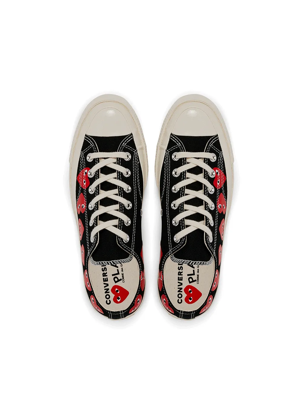 Converse Multi Red Heart Low Top