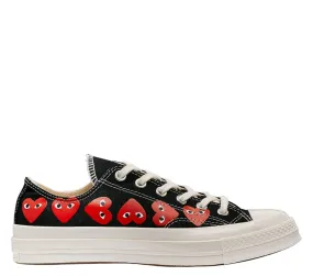 Converse Multi Red Heart Low Top