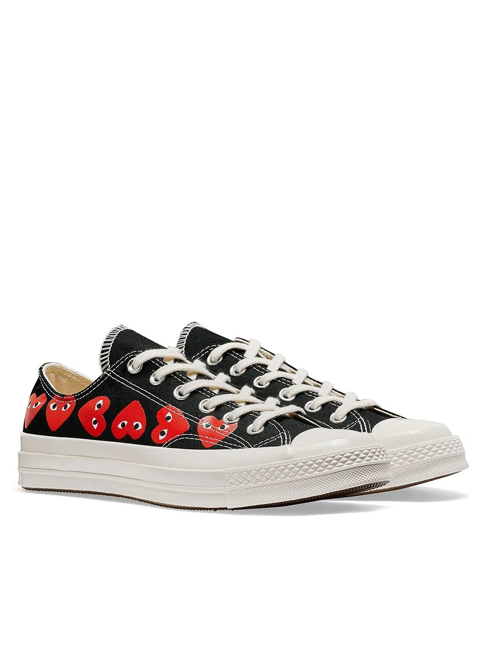 Converse Multi Red Heart Low Top