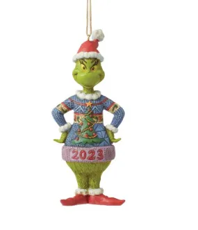 Dated 2023 Grinch Ornament