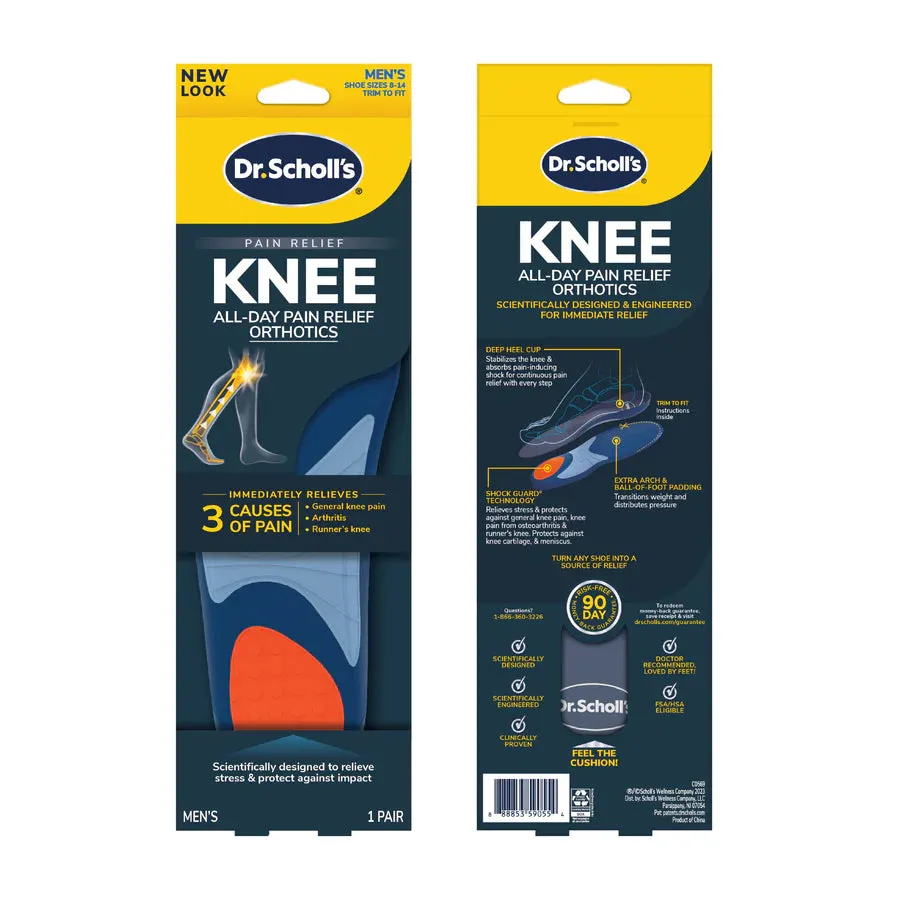 Dr.Scholl Knee All-Day Pain Relief Orthotics Men