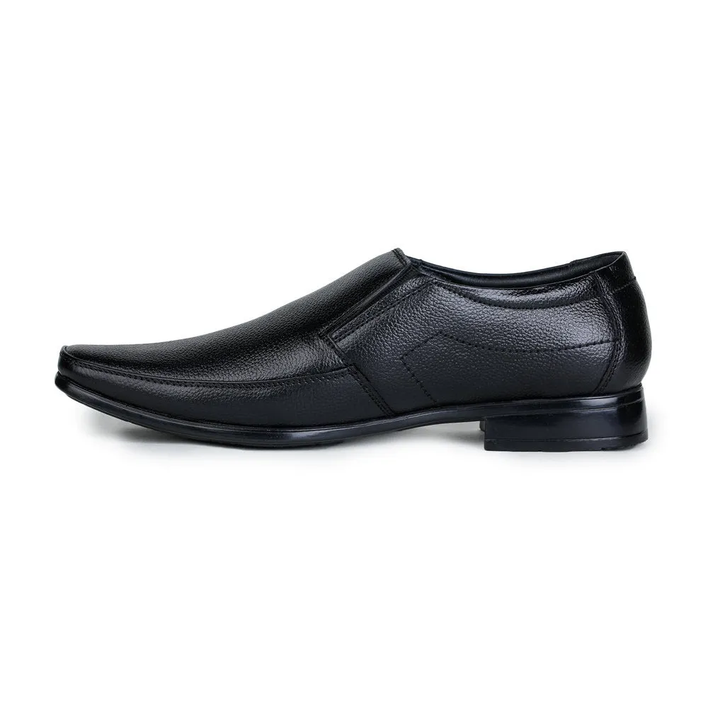 Fortune (Black) Classic Loafer Shoes For Men HOL-15 By Liberty