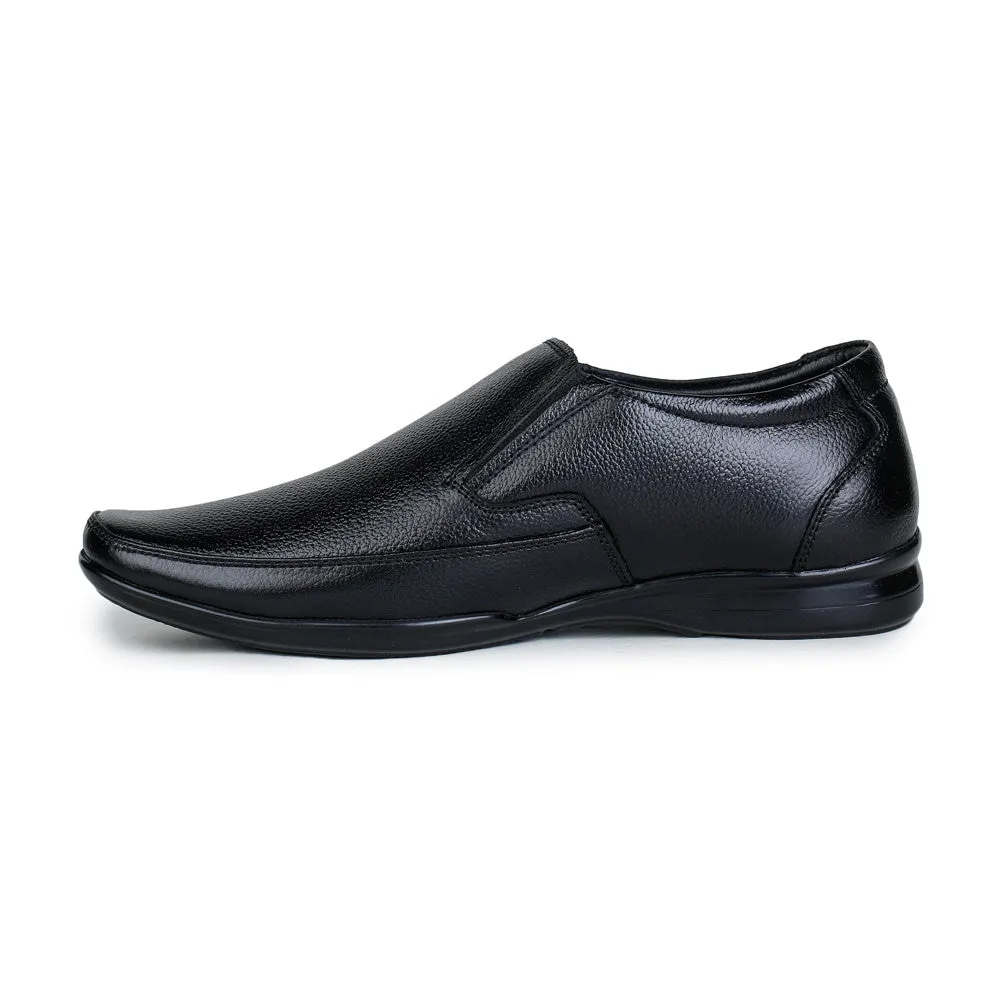 Fortune (Black) Classic Loafer Shoes For Men HOL-18 By Liberty