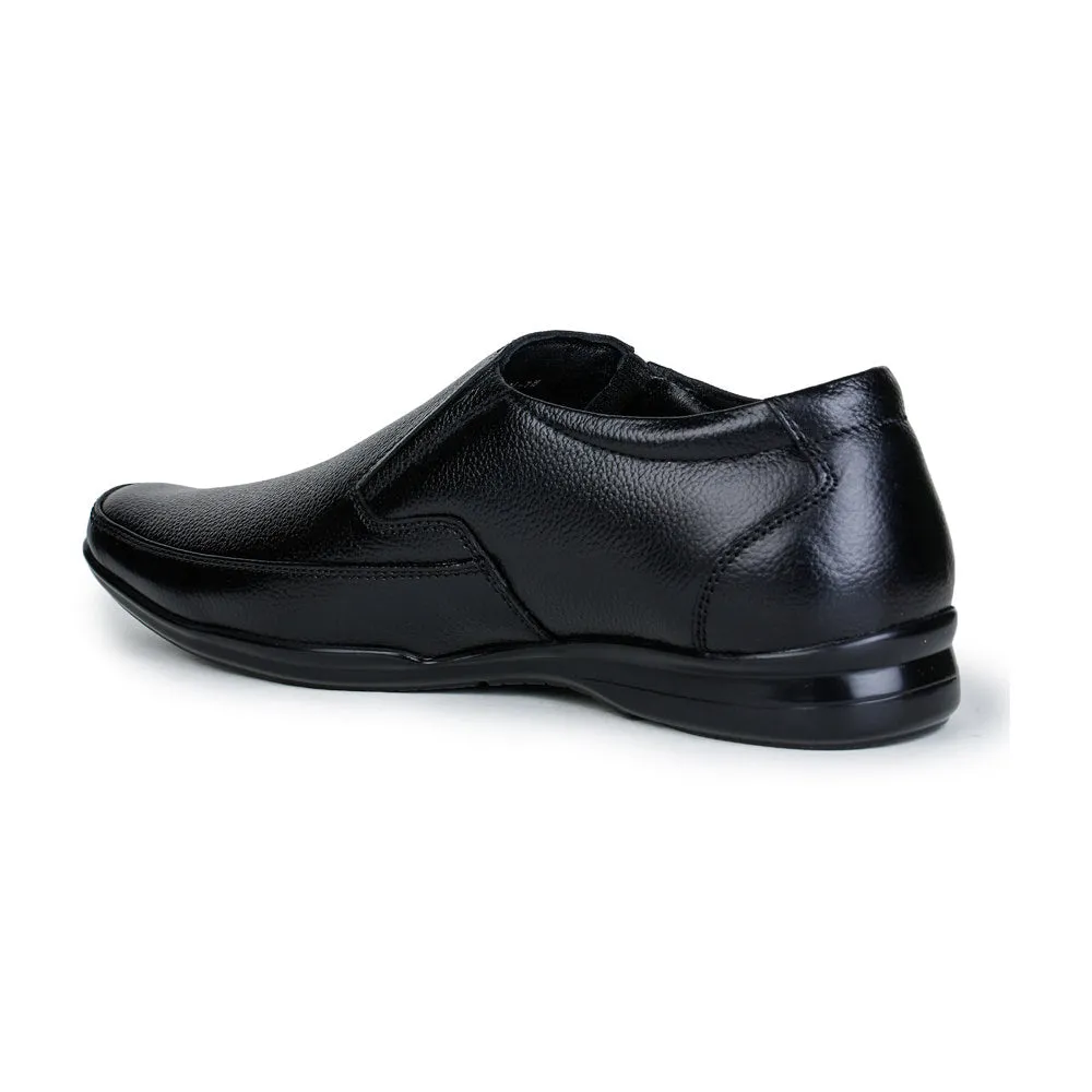 Fortune (Black) Classic Loafer Shoes For Men HOL-18 By Liberty