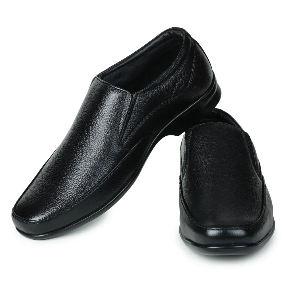 Fortune (Black) Classic Loafer Shoes For Men UVL-25 By Liberty