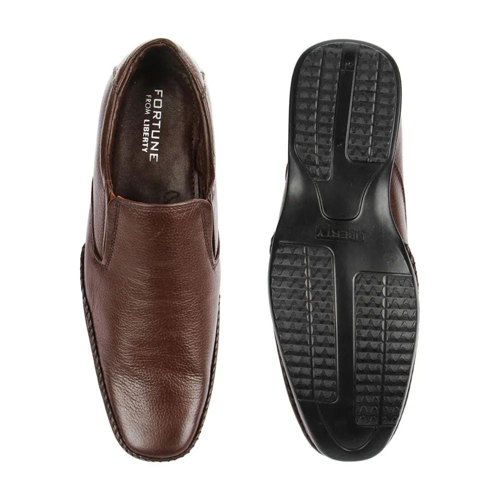 Fortune (Brown) Classic Loafer Shoes For Men JP-9432 By Liberty