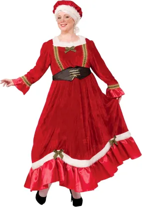 Forum Novelties Mrs. Claus Classic Curvy Dress