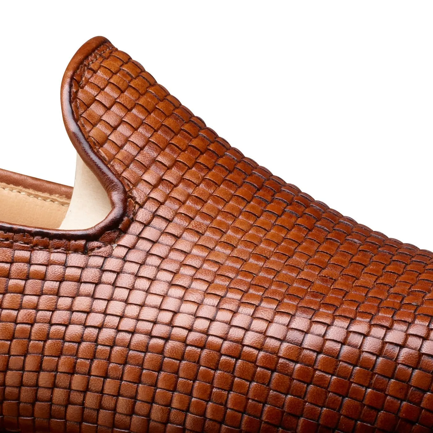 Kensington Tan Woven Calf