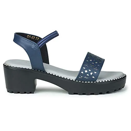 Liberty Girl Gf-63 Blue Casual Sandal -2.5 UK(35 EU)