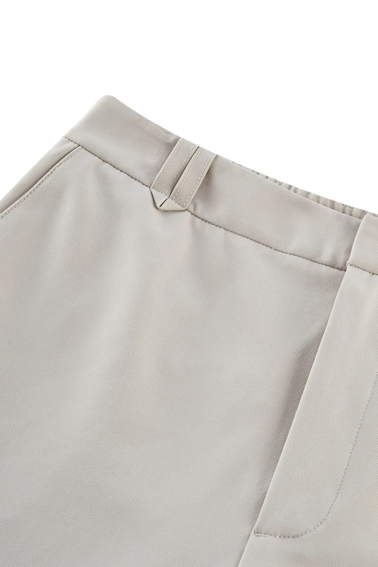 Multi-Way Stretch Plainwave Cropped Cigarette Pants