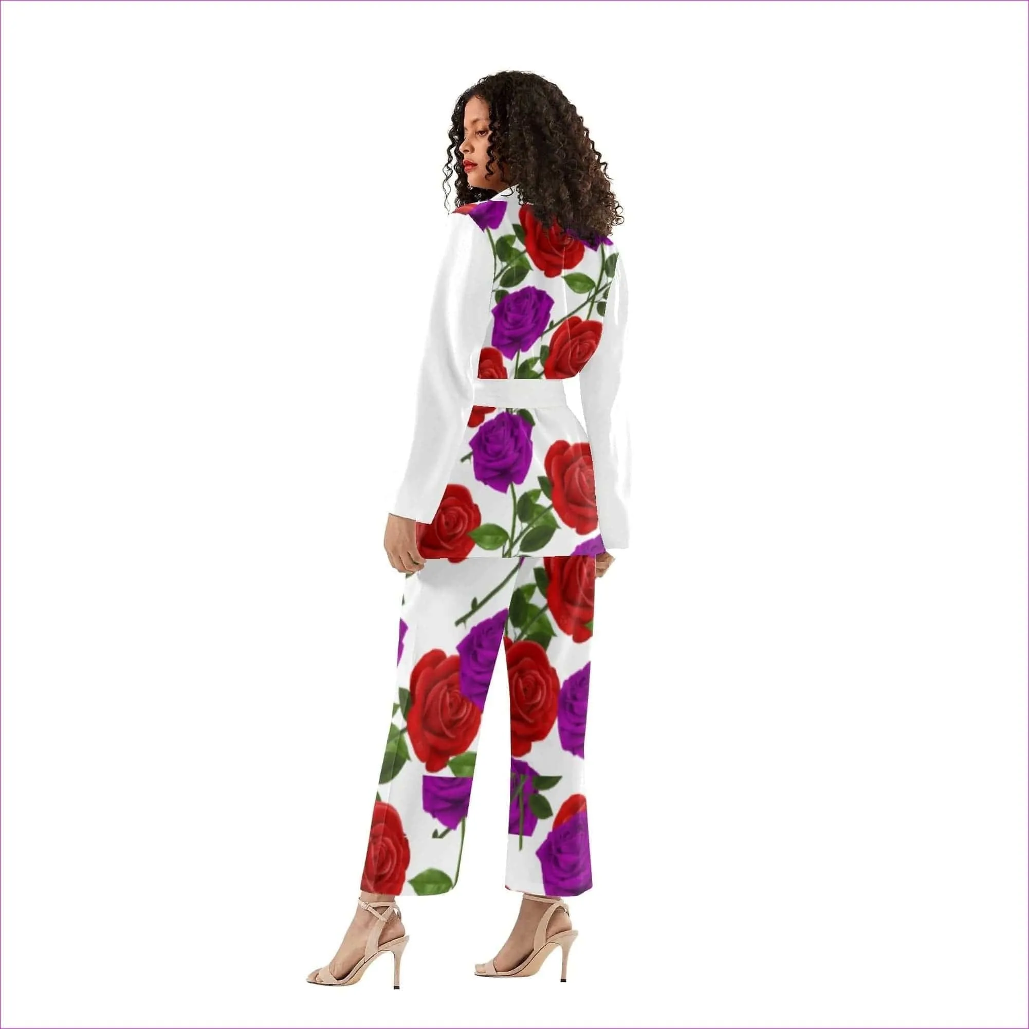 Red Rose Purp Women's Suit