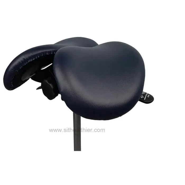 USA Patented Twin Tiltable Saddle Stool with Adjustable Seat Width and Center Gap