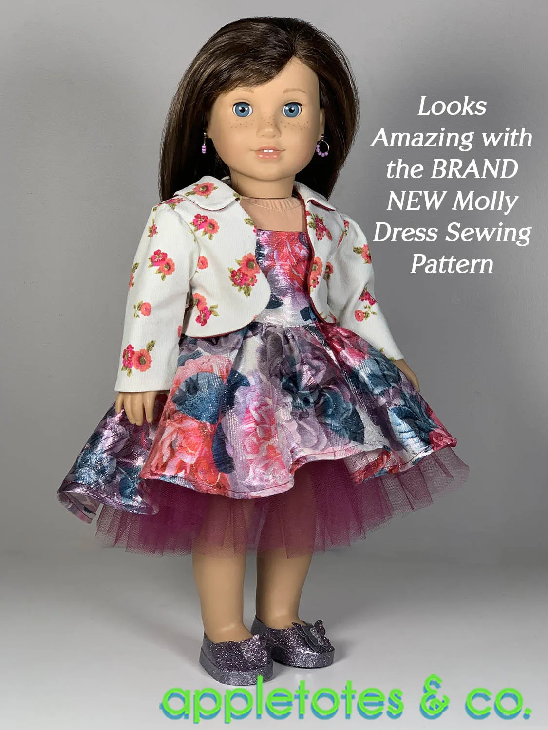 Willow Cropped Jacket 18 Inch Doll Sewing Pattern