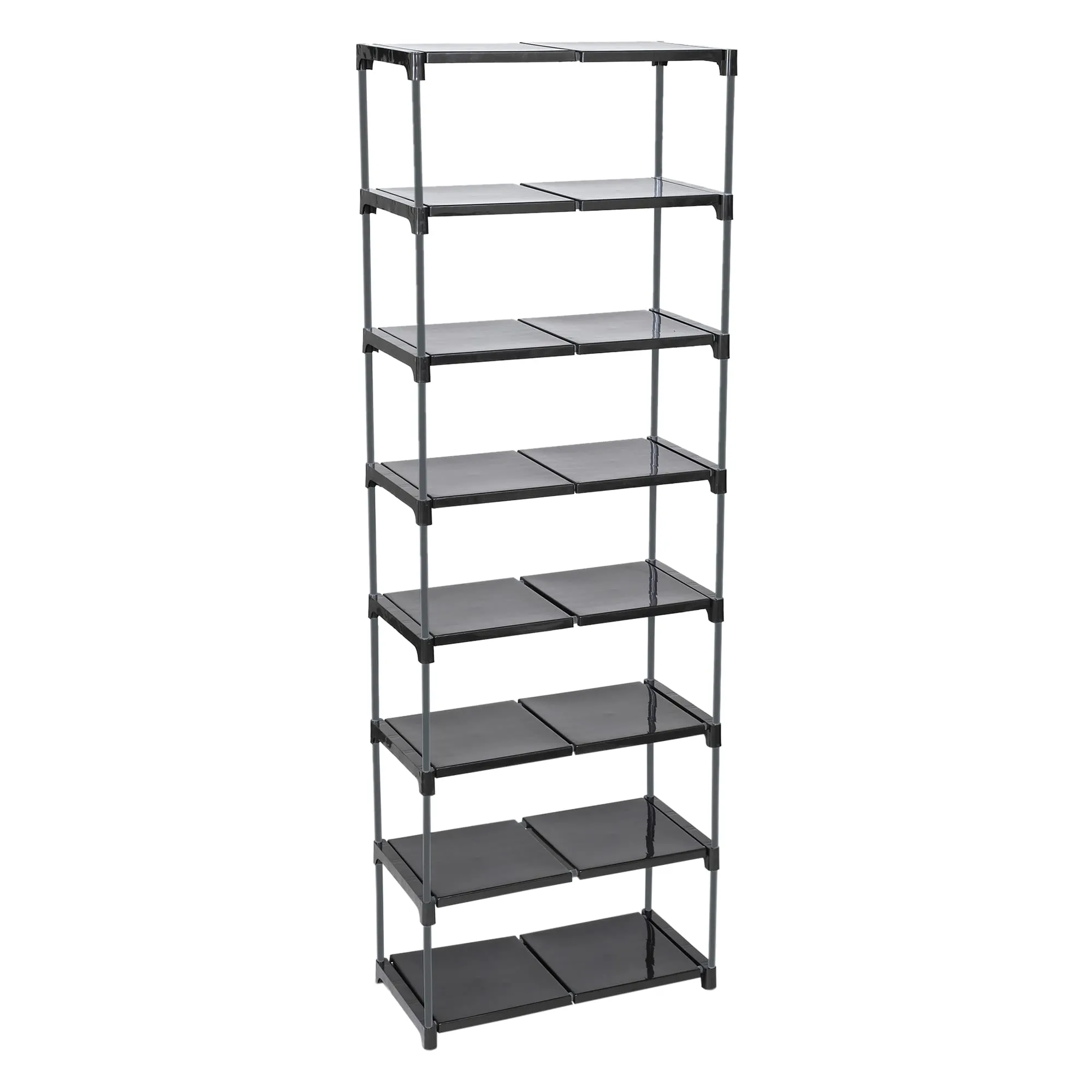 YMRR® Collapsible Shoe Stand 8 Layer Racks for Storage Multipurpose Shelf for Shoes, Books, Clothes & Kitchen